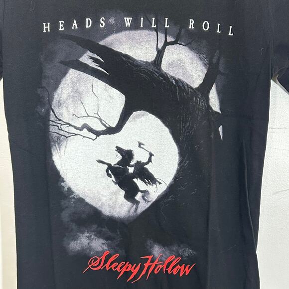 Sleepy Hollow Heads Will Roll Graphic Tee Paramount Hot Topic Womans XS - Picture 2 of 6